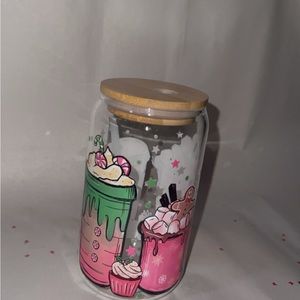 Pink Christmas Cup 16oz